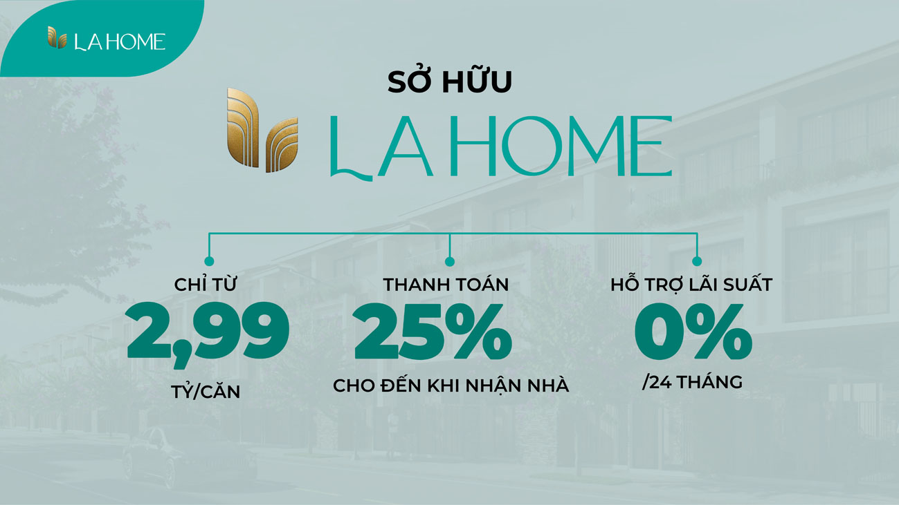 chính sách bán hàng dự án la home