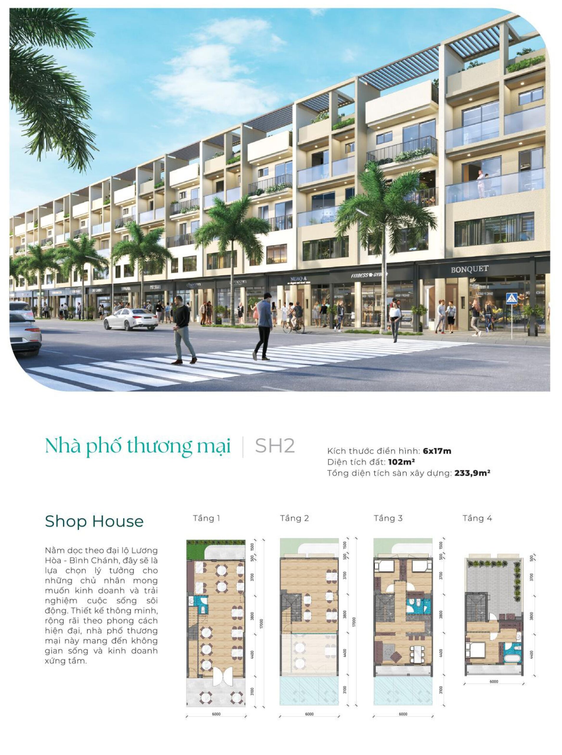 nhà phố thương mại SH2