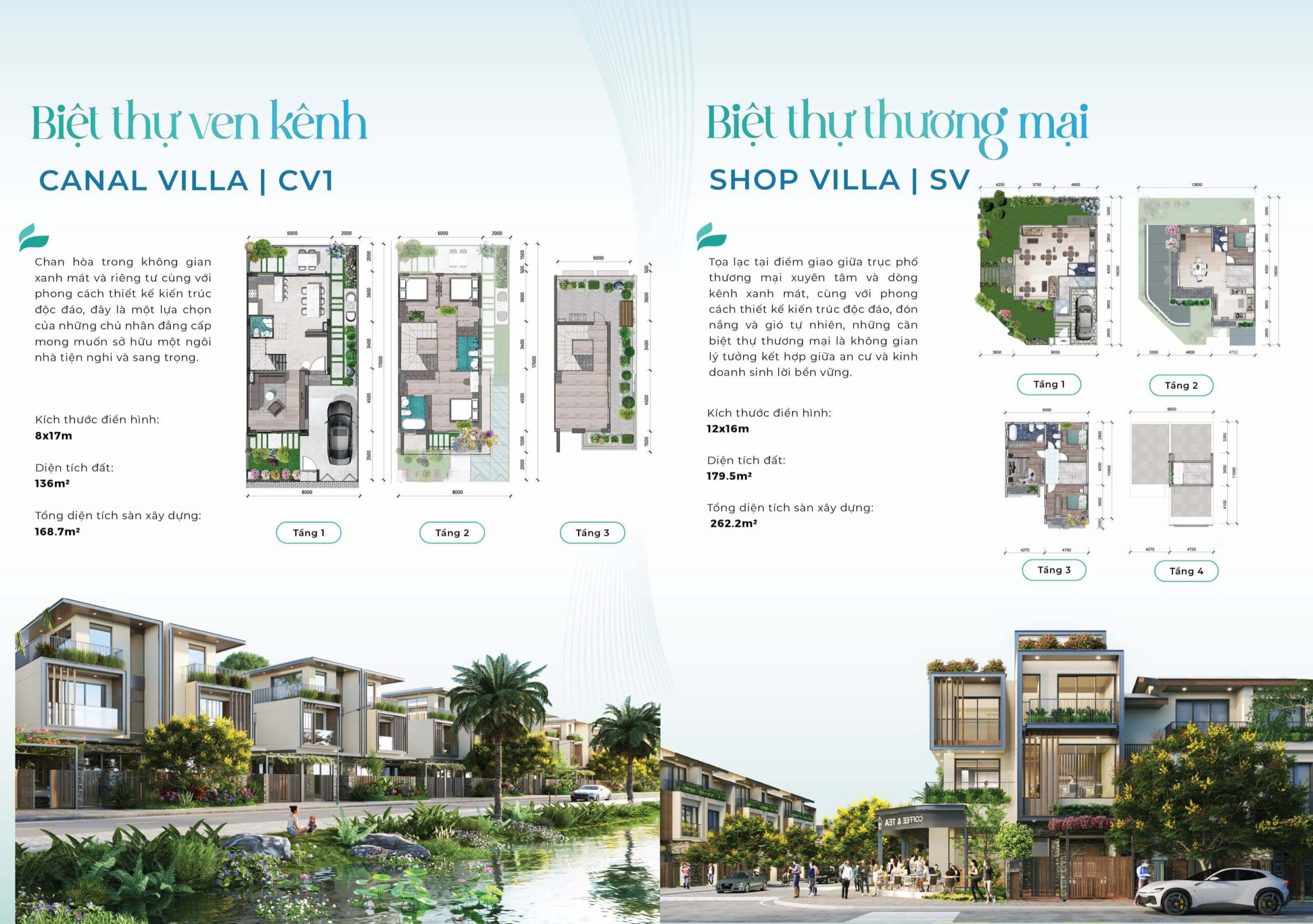 River Park 5 biệt thự ven kênh