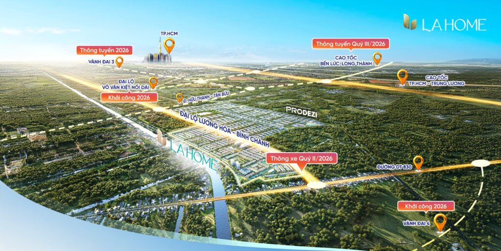 LA HOME – SỨC HÚT TỪ HẠ TẦNG VÀ KHÔNG GIAN SỐNG CHUẨN MỰC TẠI CỬA NGÕ TÂY TP.HCM