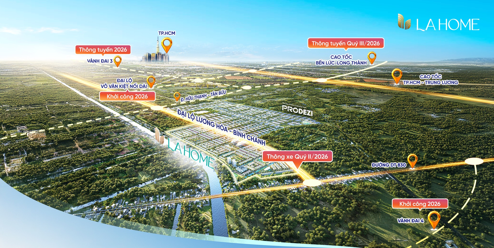 Hạ tầng kết nối khu đô thị LA Home
